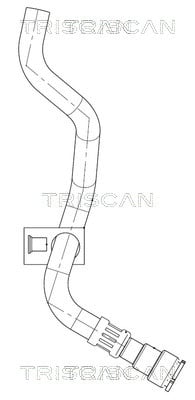 Tuyau hydraulique, direction Triscan A/S 8516 11021