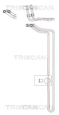 Tuyau hydraulique, direction Triscan A/S 8516 11027