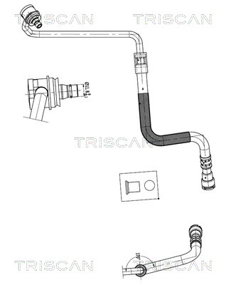 Tuyau hydraulique, direction Triscan A/S 8516 11040