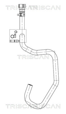 Tuyau hydraulique, direction Triscan A/S 8516 16049