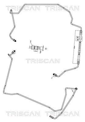 Tuyau hydraulique, direction Triscan A/S ref. 8516 27001