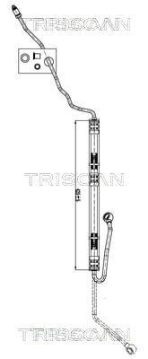 Tuyau hydraulique, direction Triscan A/S ref. 8516 29001