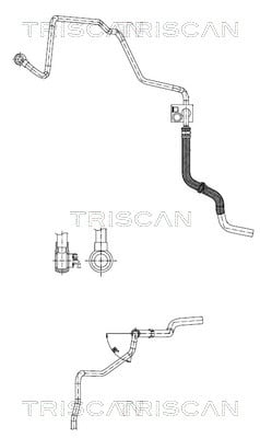 Tuyau hydraulique, direction Triscan A/S 8516 29055