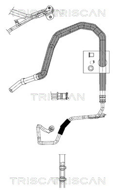 Tuyau hydraulique, direction Triscan A/S 8516 29087