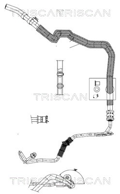 Tuyau hydraulique, direction Triscan A/S 8516 29088
