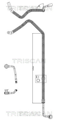 Tuyau hydraulique, direction Triscan A/S 8516 29090