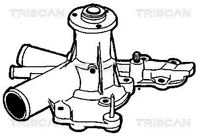Pompe à eau Triscan A/S ref. 8600 12830