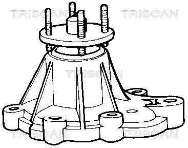 Pompe à eau Triscan A/S ref. 8600 13863