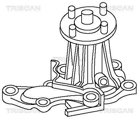 Pompe à eau Triscan A/S ref. 8600 13991