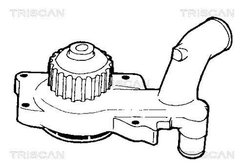 Pompe à eau Triscan A/S ref. 8600 16068
