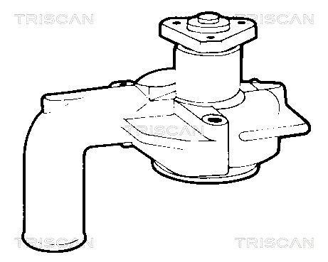 Pompe à eau Triscan A/S 8600 16457