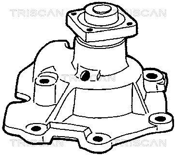 Pompe à eau Triscan A/S ref. 8600 16836