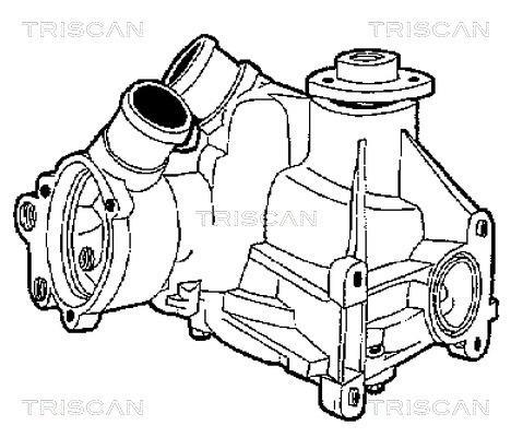 Bomba de agua (Bomba liquido refrigerante) Triscan A/S ref. 8600 23009