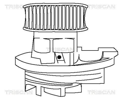 Pompe à eau Triscan A/S ref. 8600 24002