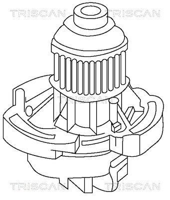 Pompe à eau Triscan A/S 8600 29001