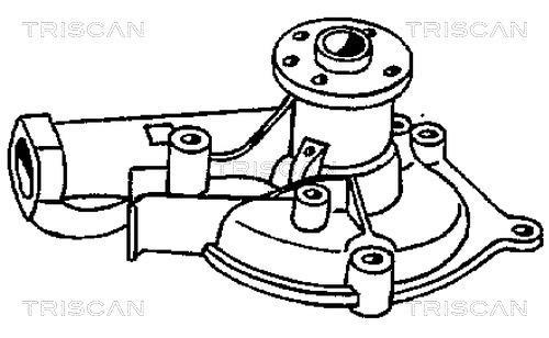 Bomba de agua (Bomba liquido refrigerante) Triscan A/S ref. 8600 42002