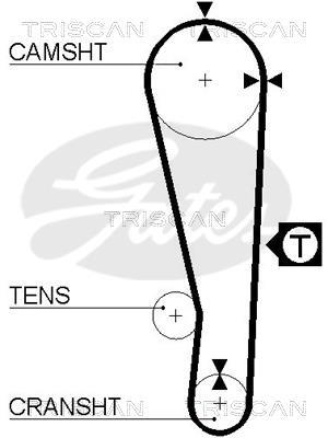 Kit de distribuição Triscan A/S ref. 8647 10008