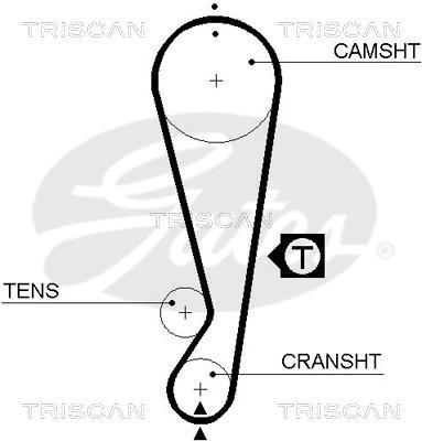 Kit de distribuição Triscan A/S ref. 8647 13012