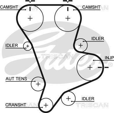 Kit de distribución Triscan A/S ref. 8647 18002