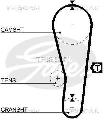 Kit de distribuição Triscan A/S ref. 8647 69001