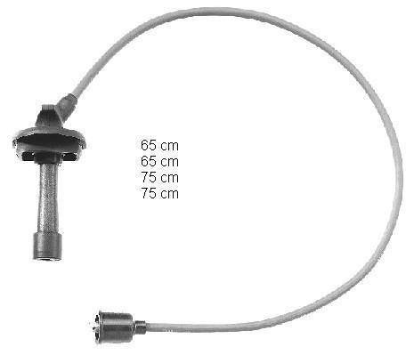 Juego de cables de encendido BERU ZEF1245