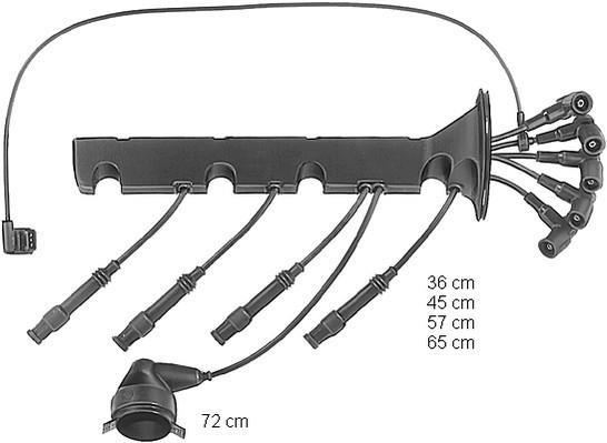 Cabo de ignição BERU ZEF608