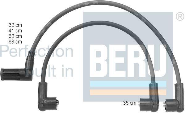 Juego de cables de encendido BERU ZEF1023
