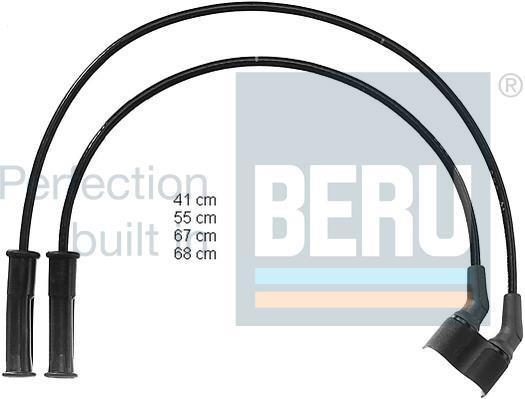Jeu de câble d'allumage (Faisceau d'allumage) BERU ref. ZEF1113