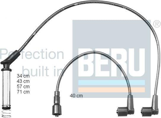 Cabo de ignição BERU ZEF1118
