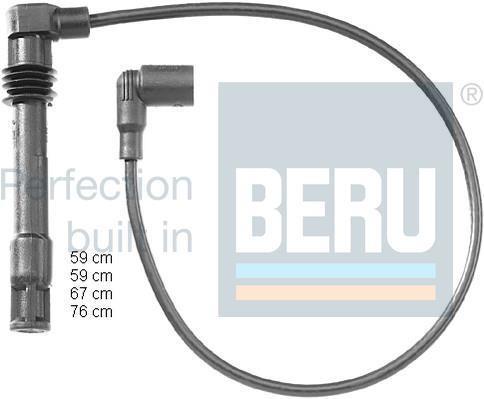 Jeu de câble d'allumage (Faisceau d'allumage) BERU ref. ZEF1175