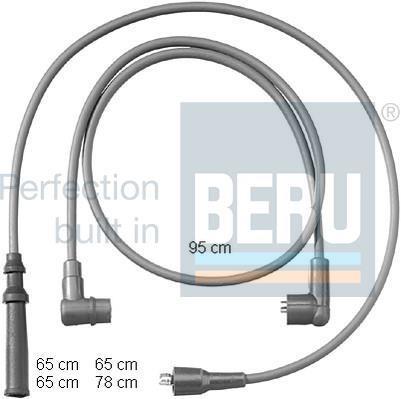 Jeu de câble d'allumage (Faisceau d'allumage) BERU ref. ZEF1191