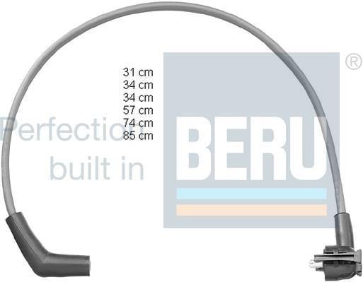 Jeu de câble d'allumage (Faisceau d'allumage) BERU ZEF1215