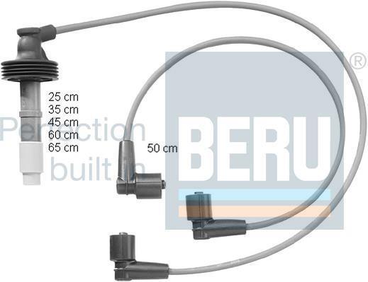 Jeu de câble d'allumage (Faisceau d'allumage) BERU ref. ZEF1231