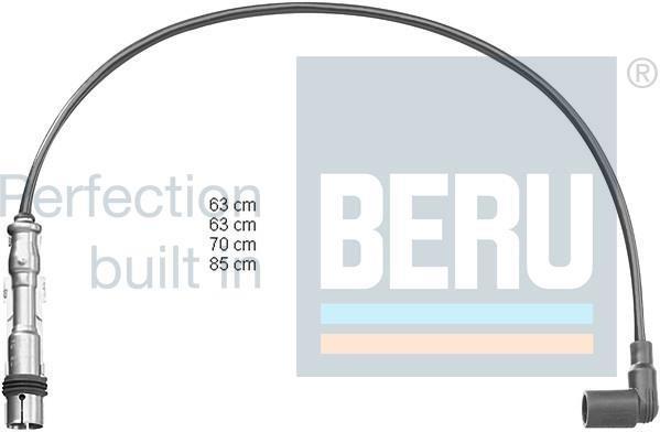 Jeu de câble d'allumage (Faisceau d'allumage) BERU ref. ZEF1255