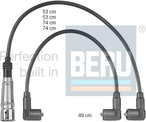 Juego de cables de encendido BERU ZEF520