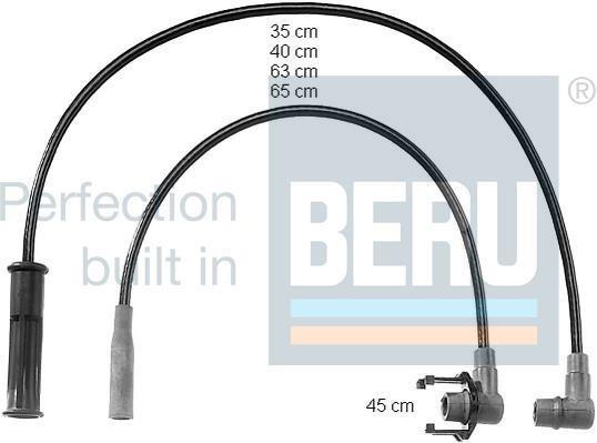 Jeu de câble d'allumage (Faisceau d'allumage) BERU ref. ZEF735
