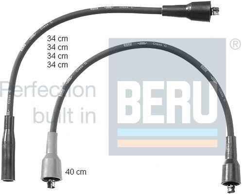 Juego de cables de encendido BERU ref. ZEF757