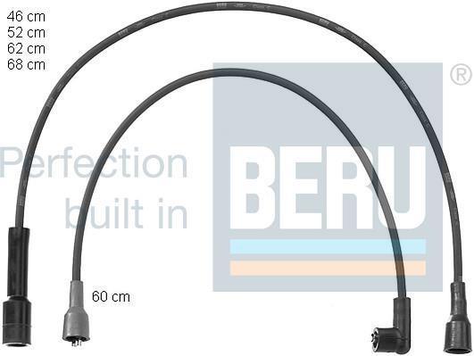 Jeu de câble d'allumage (Faisceau d'allumage) BERU ref. ZEF775