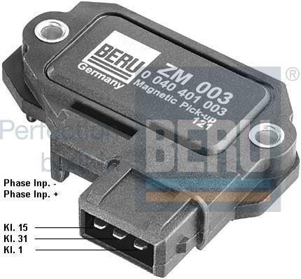 Unidad de control, sistema de encendido BERU ref. ZM003