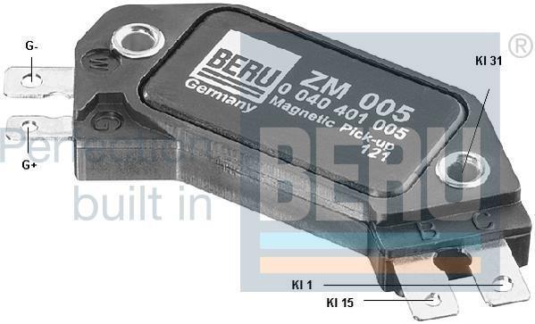 Appareil de commande, système d'allumage BERU ref. ZM005