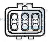 Ventilador, refrigeración del motor BERU ref. LE613