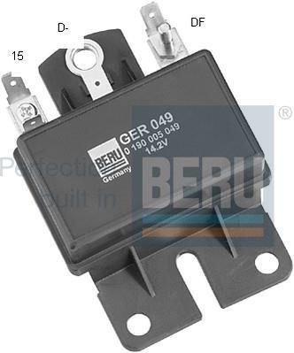 Regulador do alternador BERU ref. GER049