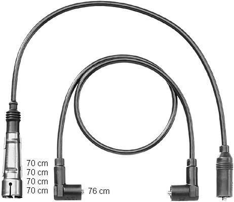 Juego de cables de encendido BERU ref. ZEF1198