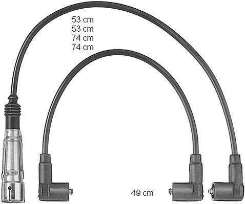 Juego de cables de encendido BERU ZEF520