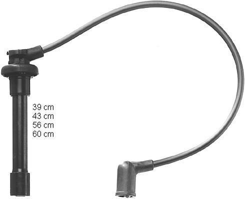 Juego de cables de encendido BERU ref. ZEF840
