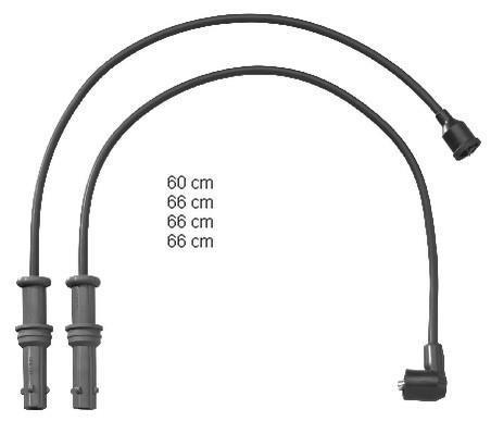 Juego de cables de encendido BERU ZEF906