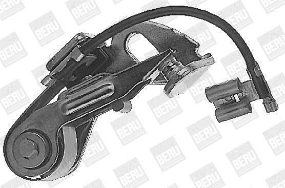 Jeu de contacts, distributeur d'allumage (Rupteurs) BERU ref. KS650P