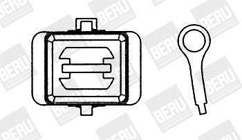 Ventilador, refrigeración del motor BERU ref. LE006