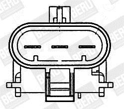 Ventilateur de refroidissement du moteur (Motoventilateur) BERU LE019