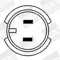 Ventilador, refrigeración del motor BERU ref. LE066